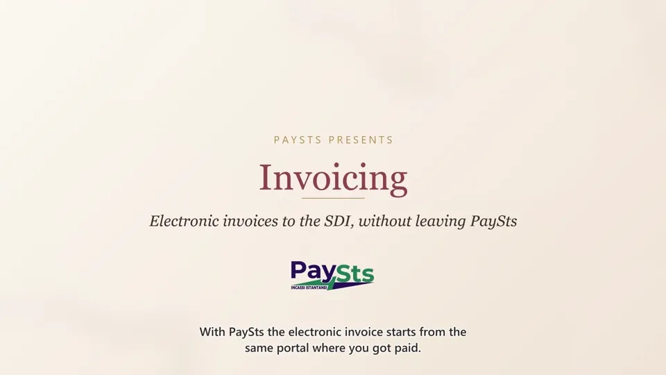 Electronic invoicing from the PaySts portal: customer book, invoice in a minute, sending to the SDI