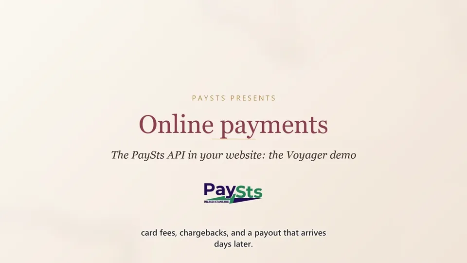 Online payments on your website without cards: the PaySts API with instant bank transfer