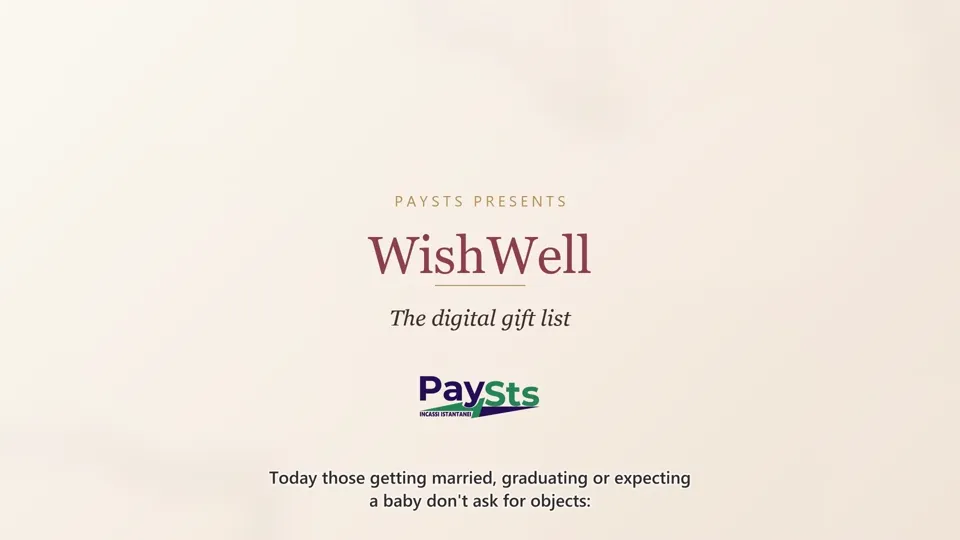 WishWell, the digital gift list: wedding and honeymoon lists with bank contributions and vouchers